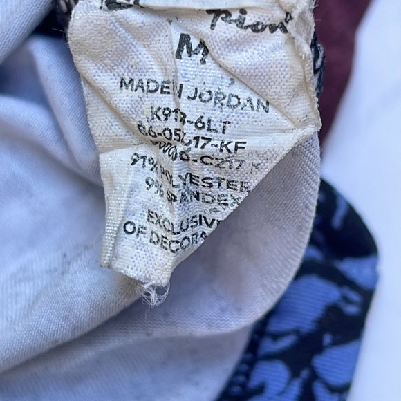 CHAMPION Racerback Workout Tank Top Purple and Black Abstract Size Medium - Picture 8 of 10